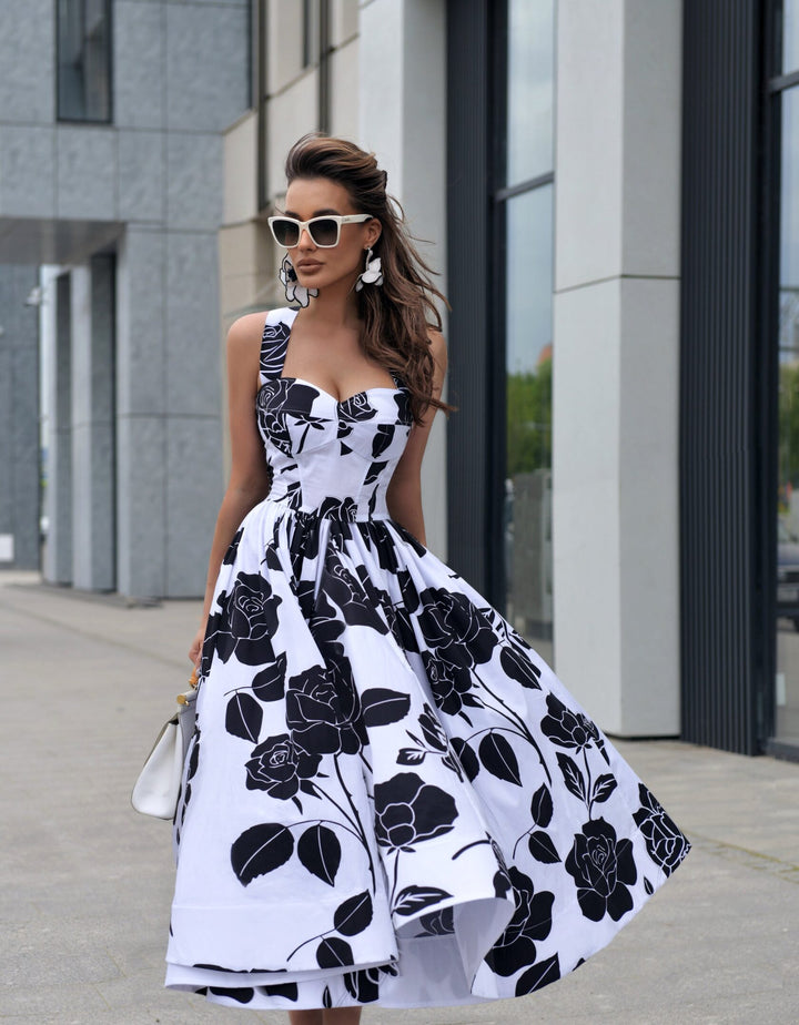 Rosalia's dress "Black roses" Art.246