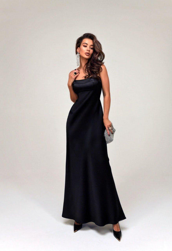 Armani silk combination dress with "Black color" insert Art.202