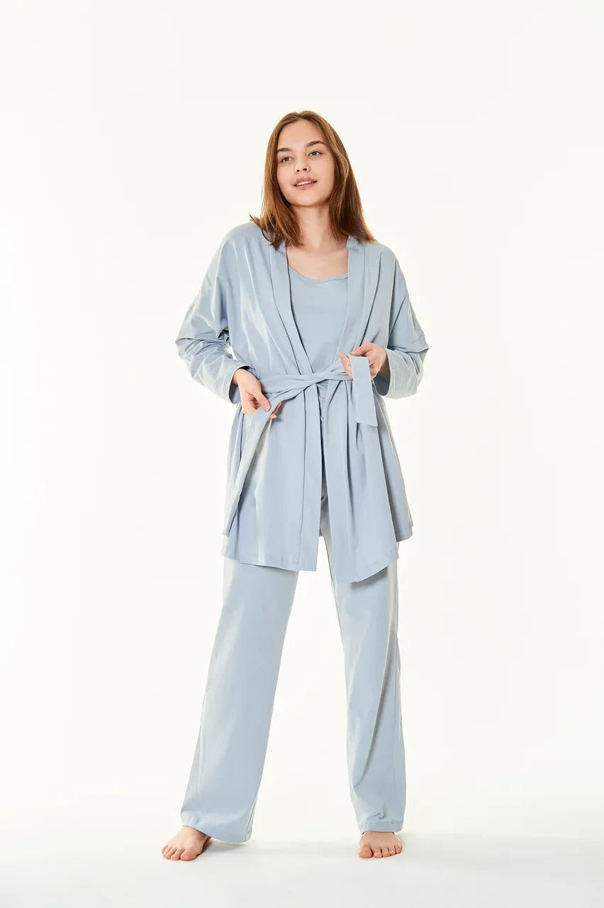 Home set "Robe, T-shirt, trousers"