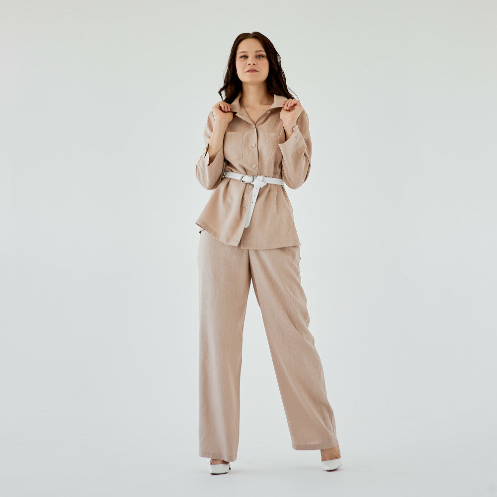 Linen trouser suit "Classic"