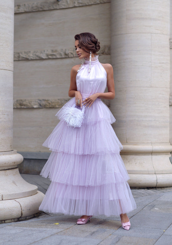 Tulle dress. Lilac. Art. 160