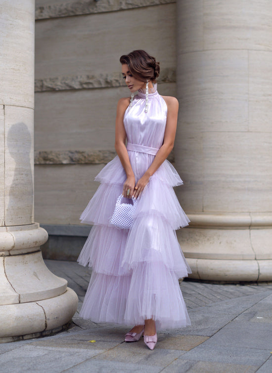Tulle dress. Lilac. Art. 160
