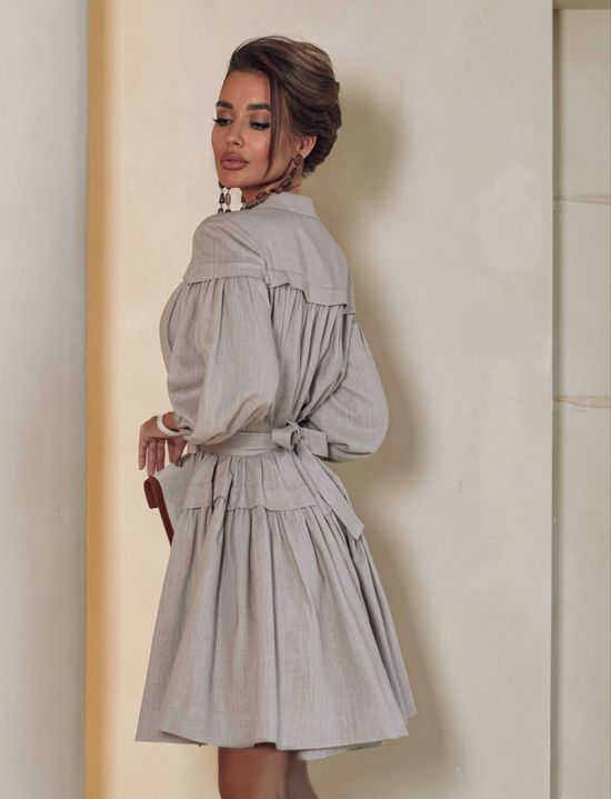Summer linen dress. Art 155