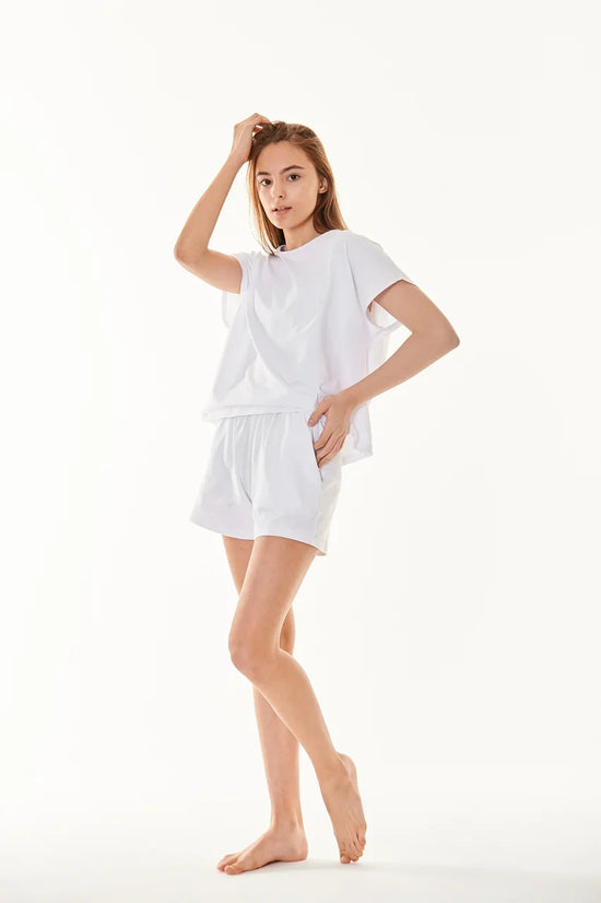 Home set "T-shirt + shorts with pockets"