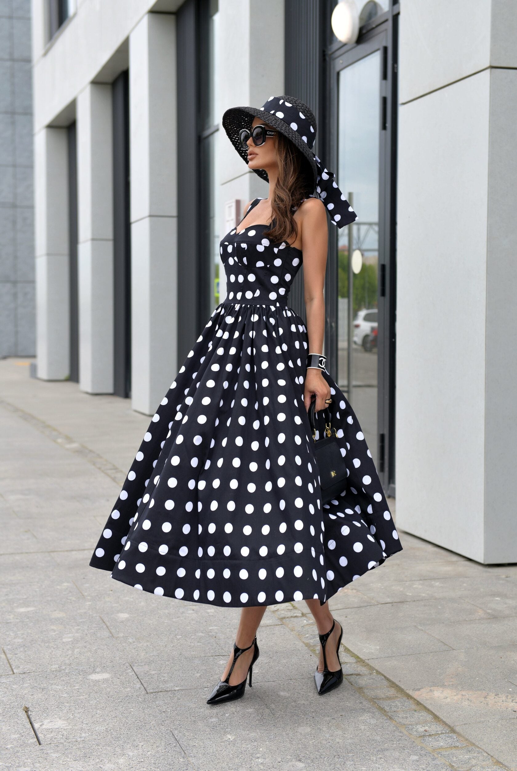 Pea cotton dress Art.244