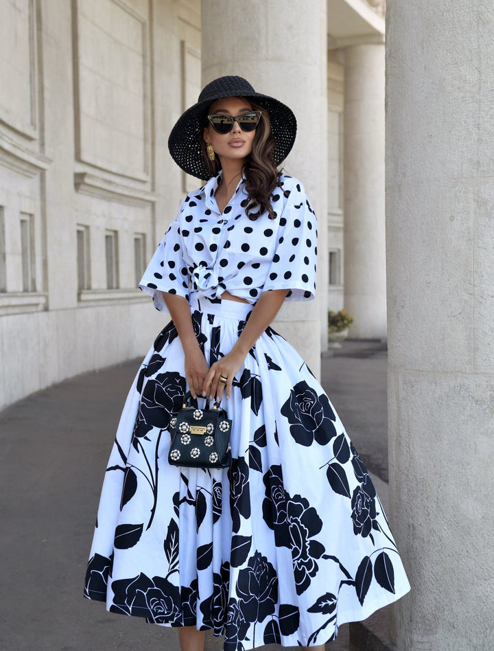 White shirt in "Black peas" Art.242