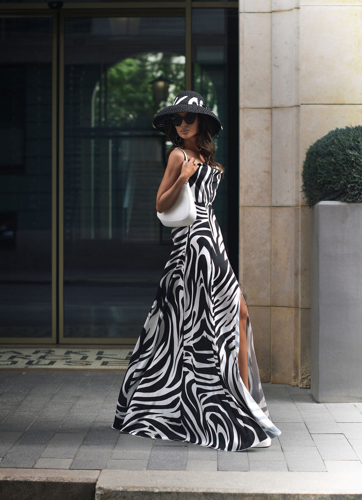 Zebra print dress. Art. 153