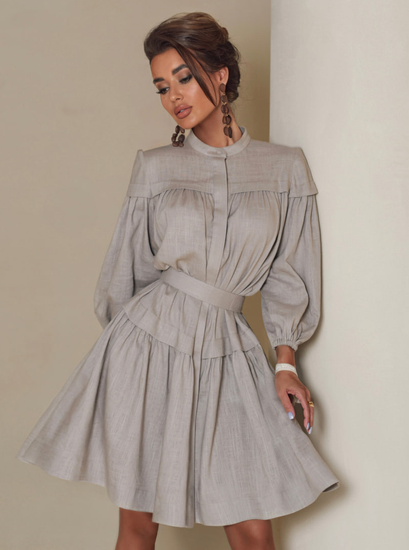 Summer linen dress. Art 155