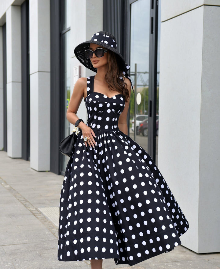 Pea cotton dress Art.244