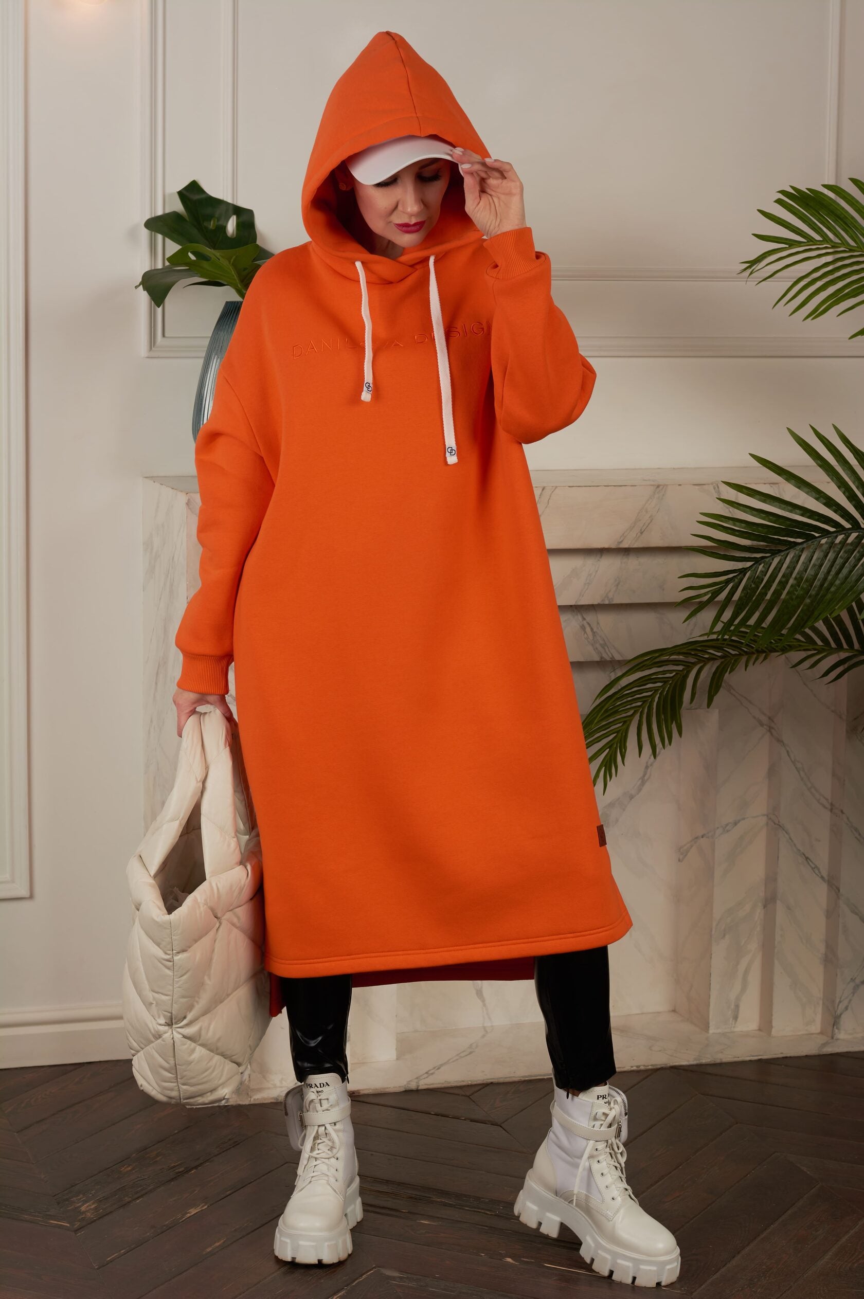 Oversize Onesize Hoodie Dress